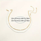Layered Gold & Pearl Beaded Necklace Set