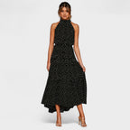 Kitty™ | Chic Polka Dot Maxi Dress for Fun and Flair