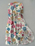 Sienna™ Button-Up Waist Tie Floral Dress