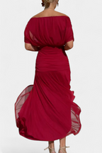 Elowen™ - Long floral dress with V-neck