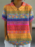Maya | Floral Striped Blouse