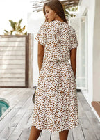 Romy™ V-Neck Ruffle Detail Dress