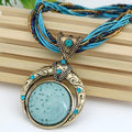 Bohemian Turquoise Stone Necklace