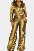 Papeete Chic Deep V-Neck Jumpsuit