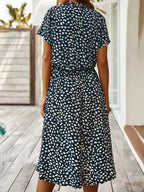 Romy™ V-Neck Ruffle Detail Dress