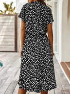 Romy™ V-Neck Ruffle Detail Dress